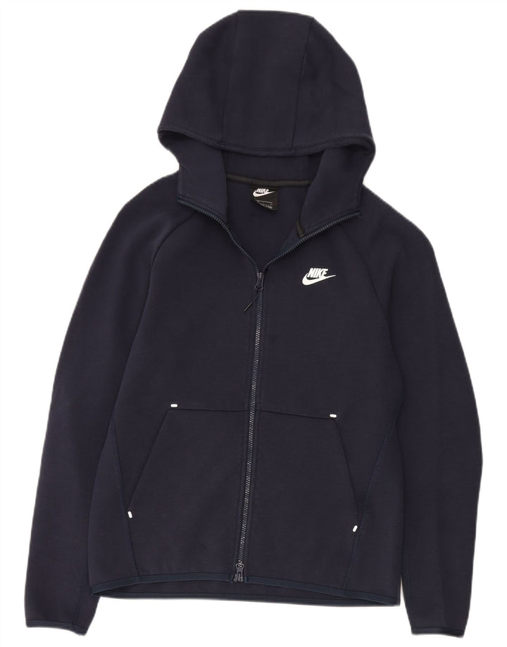Nike Herren-Kapuzenpullover mit Reißverschluss, klein, marineblau, Baumwolle