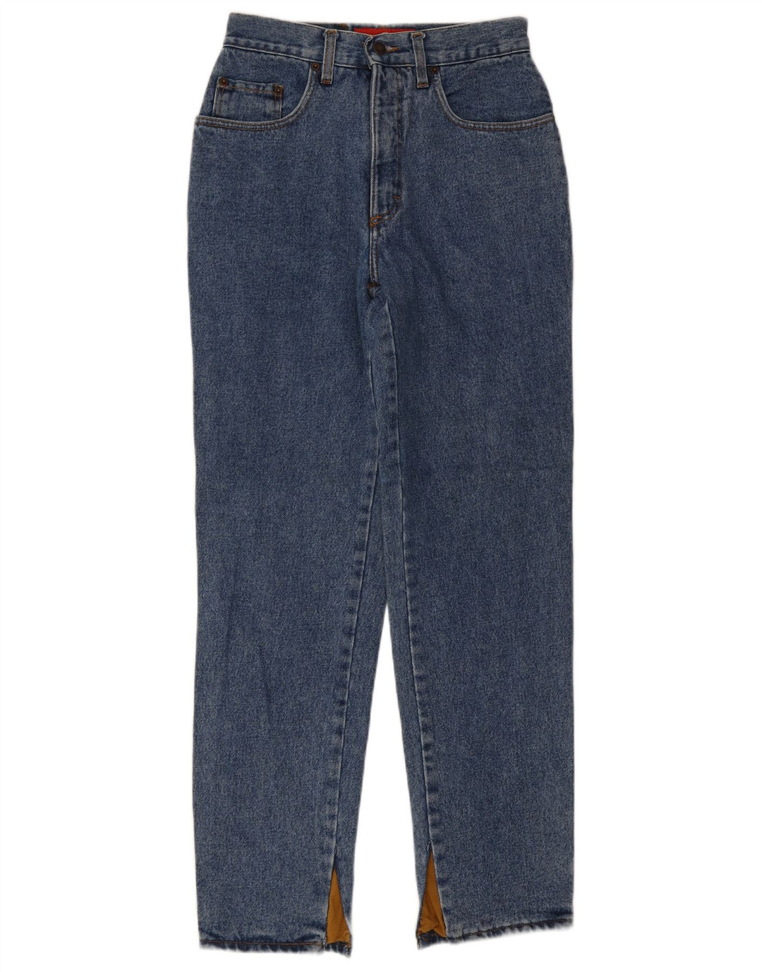 Casucci Damen Tapered Jeans W26 L31 Blaue Baumwolle