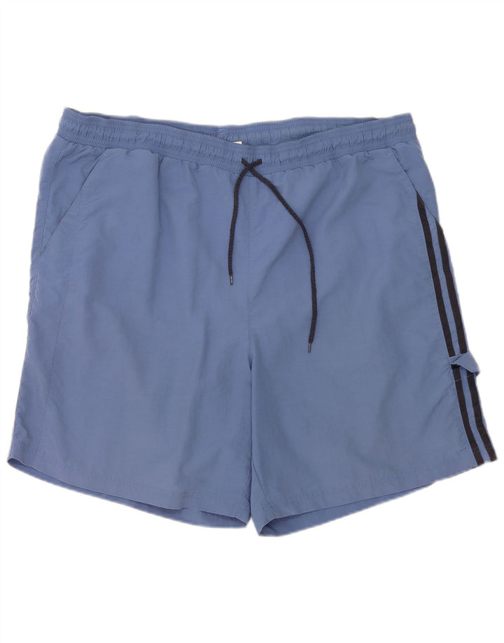 Adidas Herren Cargo Sport Shorts XL Blau Polyester