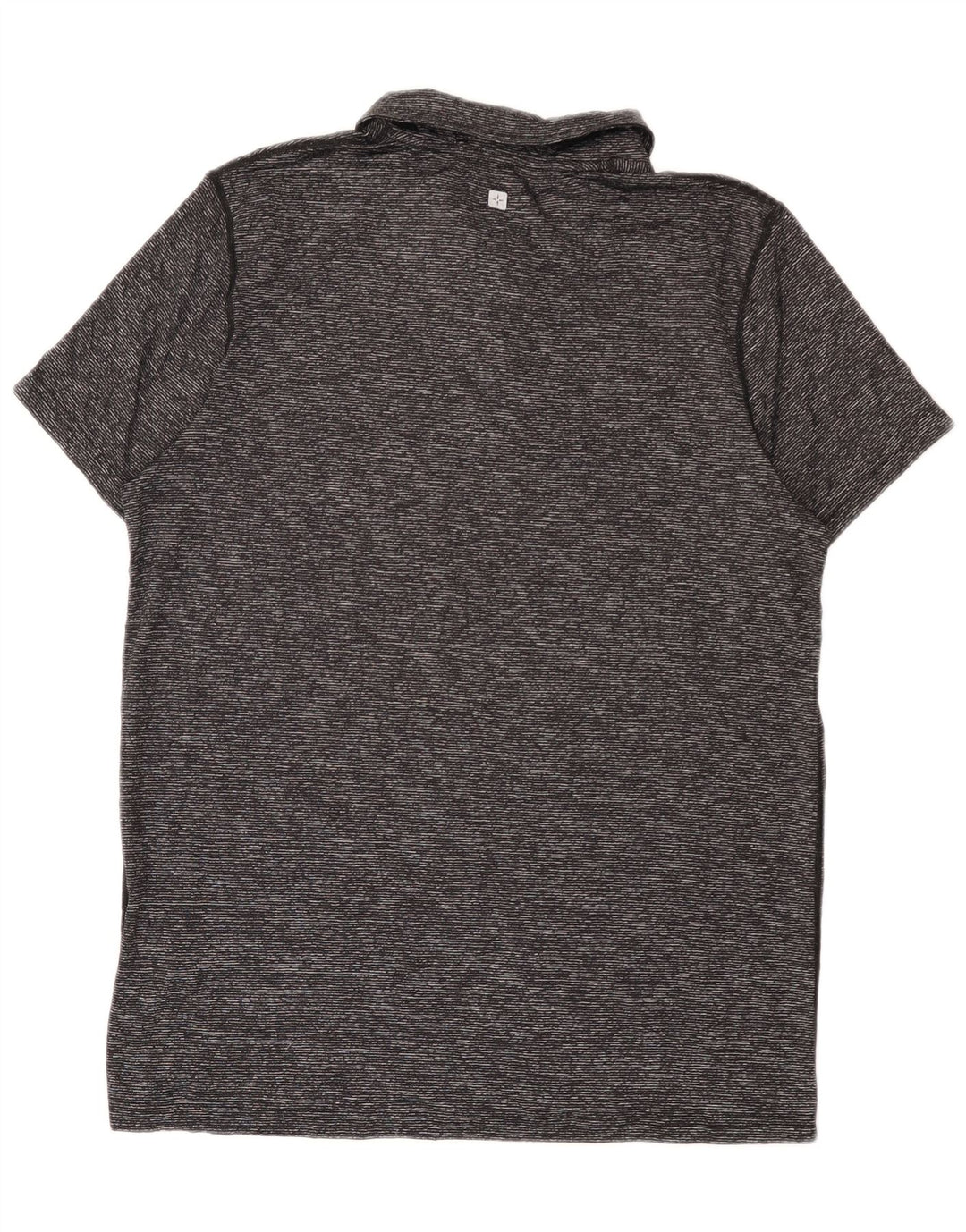 Mountain Warehouse IsoCool-Poloshirt für Herren, mittelgrau gesprenkeltes Polyamid