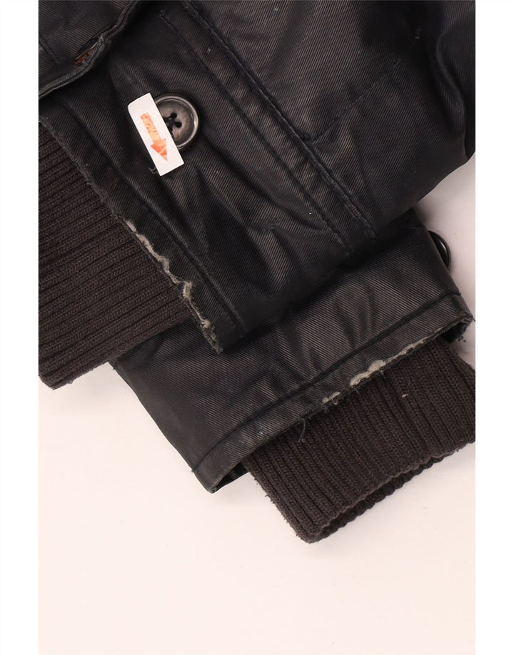 KHUJO Herren Utility-Jacke UK 36 Small Marineblau