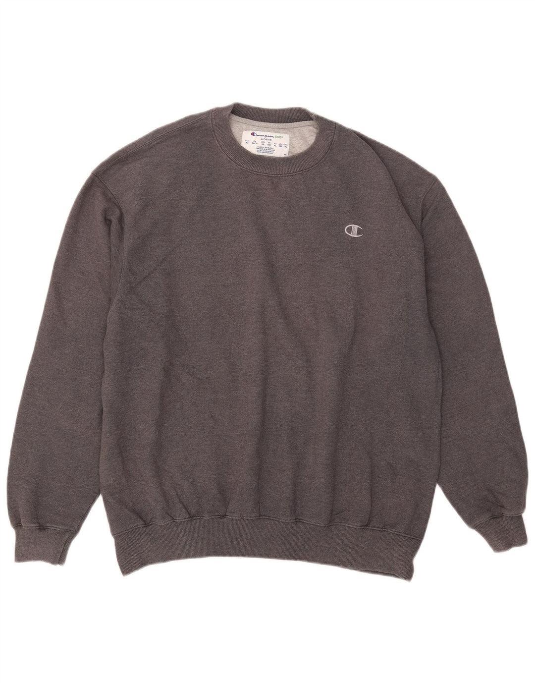 Champion Herren Sweatshirt Pullover XL Grau Baumwolle