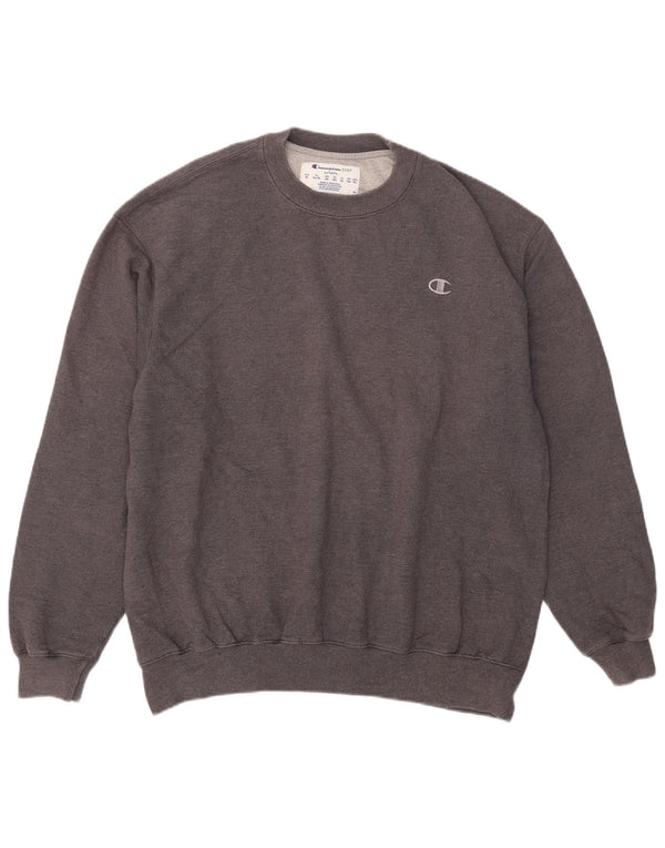 Champion Herren Sweatshirt Pullover XL Grau Baumwolle