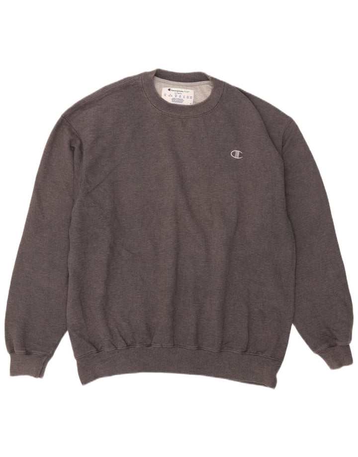 Champion Herren Sweatshirt Pullover XL Grau Baumwolle