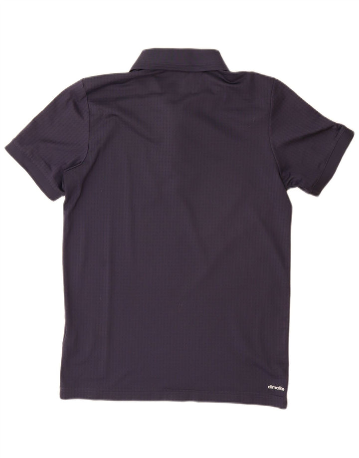 Adidas Herren Climalite Poloshirt Small Marineblau Polyester
