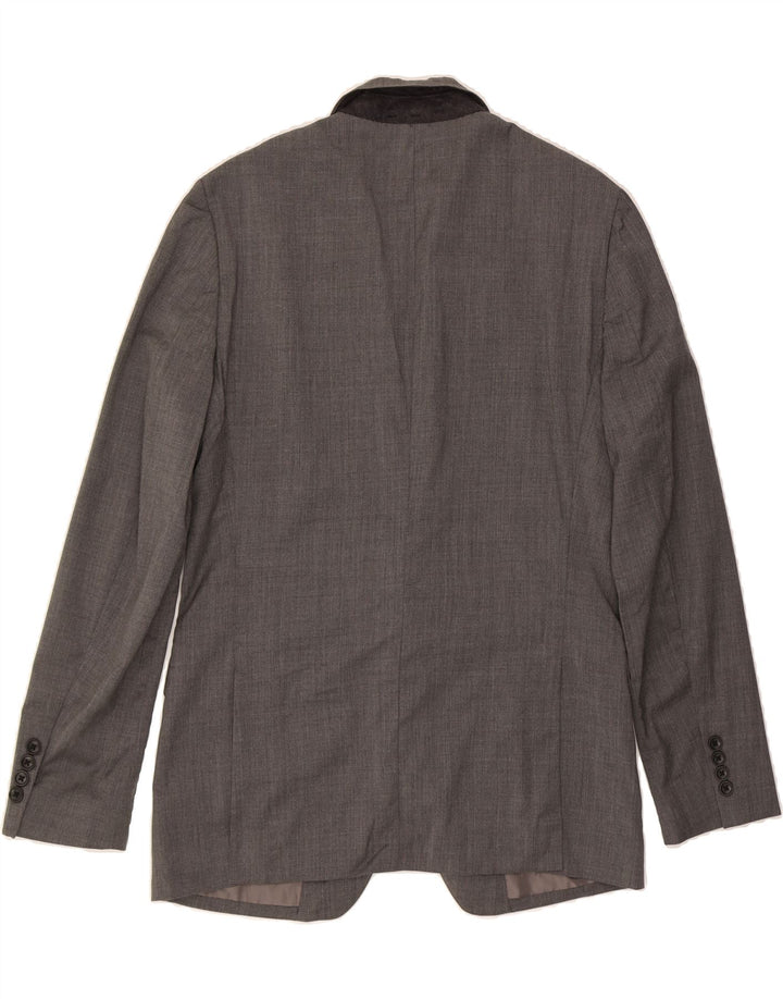 BONOBOS Mens 2 Button Blazer Jacket UK 40 Large Grey Wool Vintage BONOBOS and Second-Hand BONOBOS from Messina Hembry 
