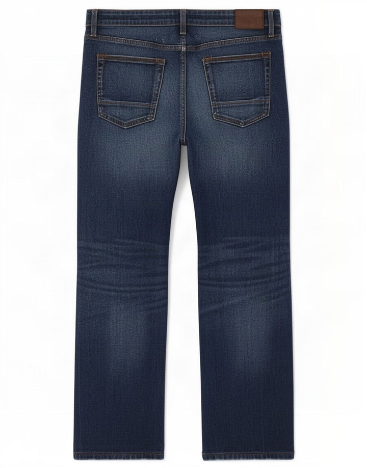 Marks & Spencer Herren Straight Jeans W36 L27 Blaue Baumwolle