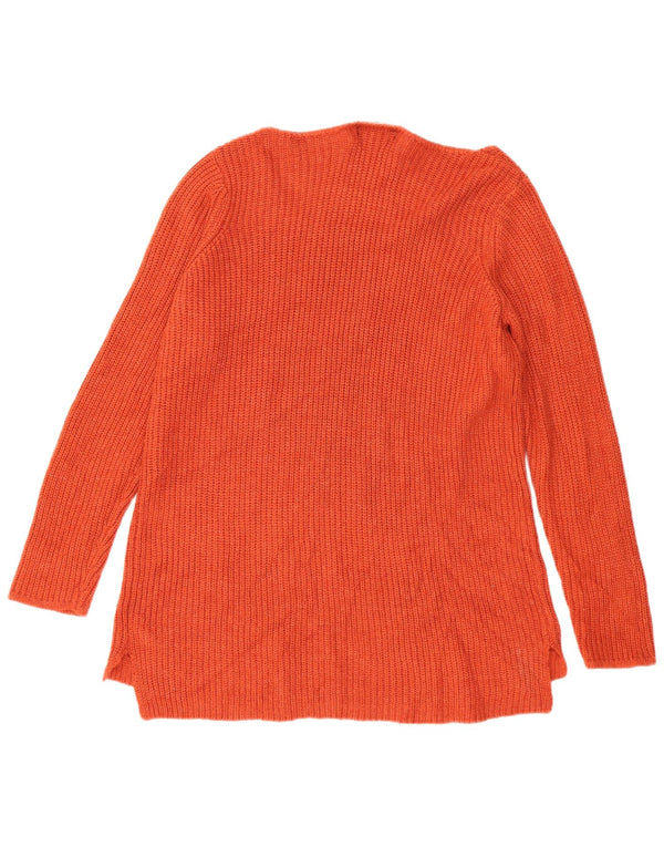 Mossimo Damen Longline-Pullover mit U-Boot-Ausschnitt, UK 20 2XL, Burgunderrot, Acryl