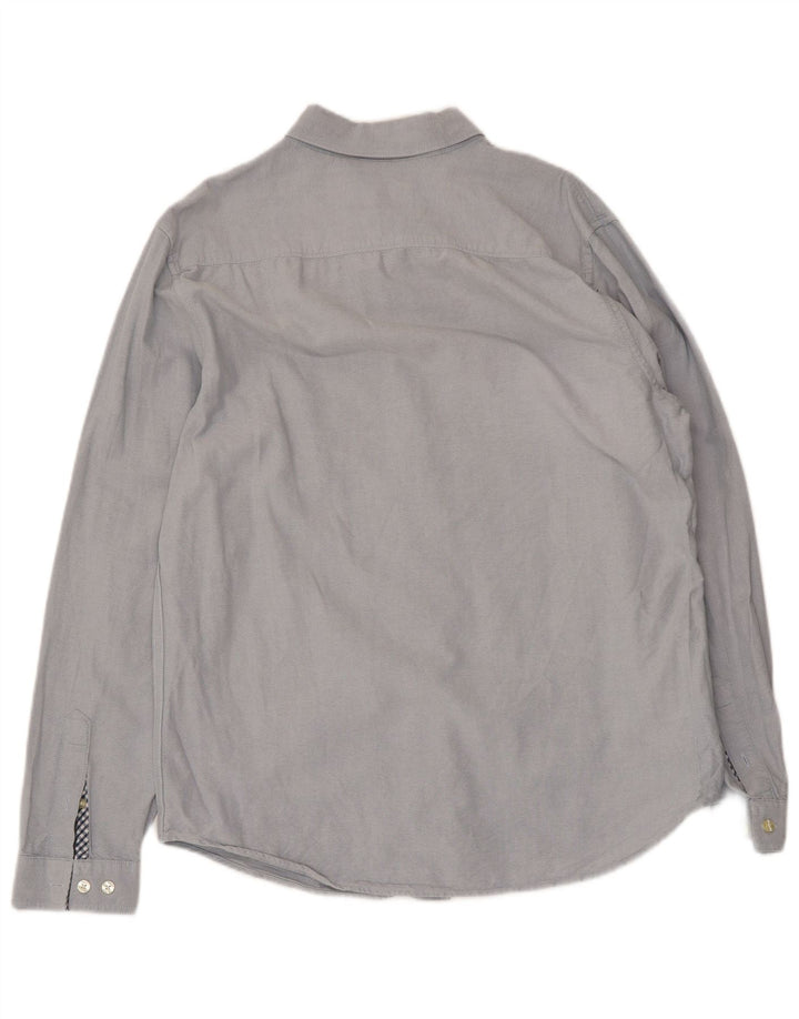 Penguin Slim-Fit-Hemd für Herren, Größe L, Blau