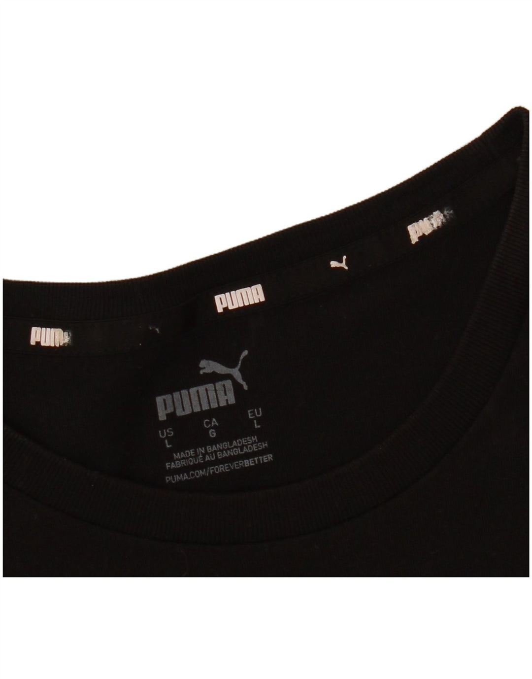 Puma Herren T-Shirt mit Grafik, Größe L, Schwarz