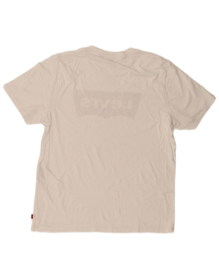 Levi's Herren T-Shirt mit Grafik, XL, Weiß
