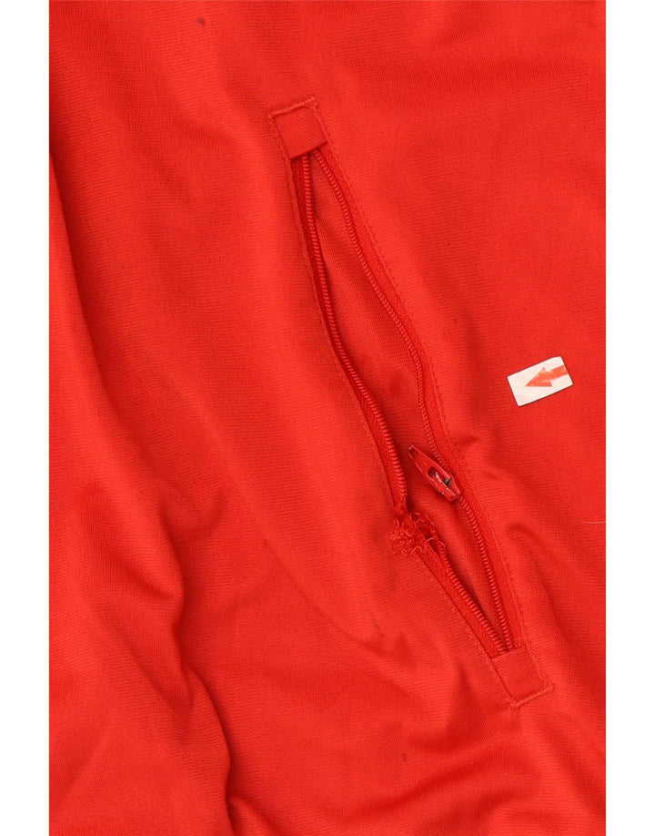 Adidas Herren Trainingsanzug Top Jacke XL Rot Polyester