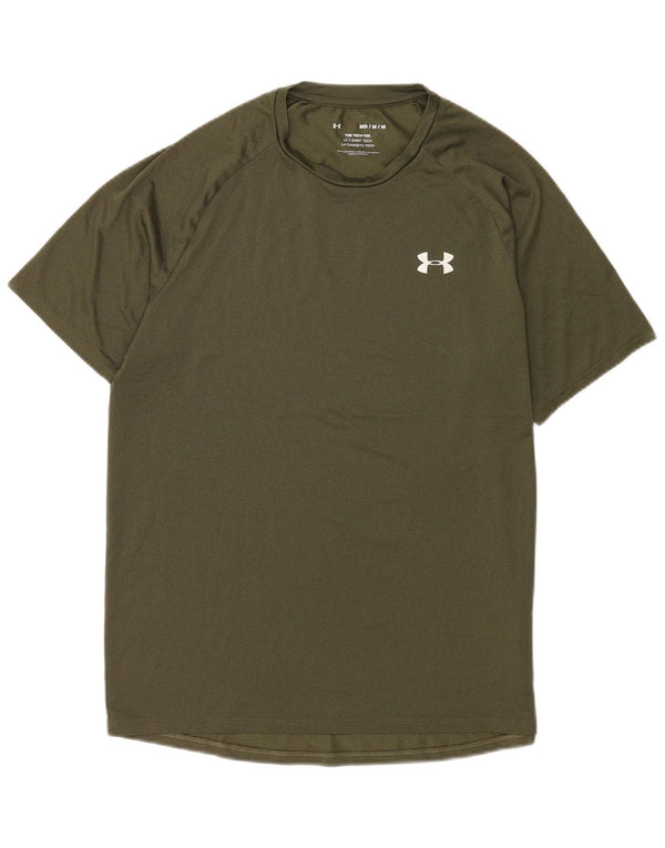Under Armour Herren T-Shirt Top Medium Khaki Polyester