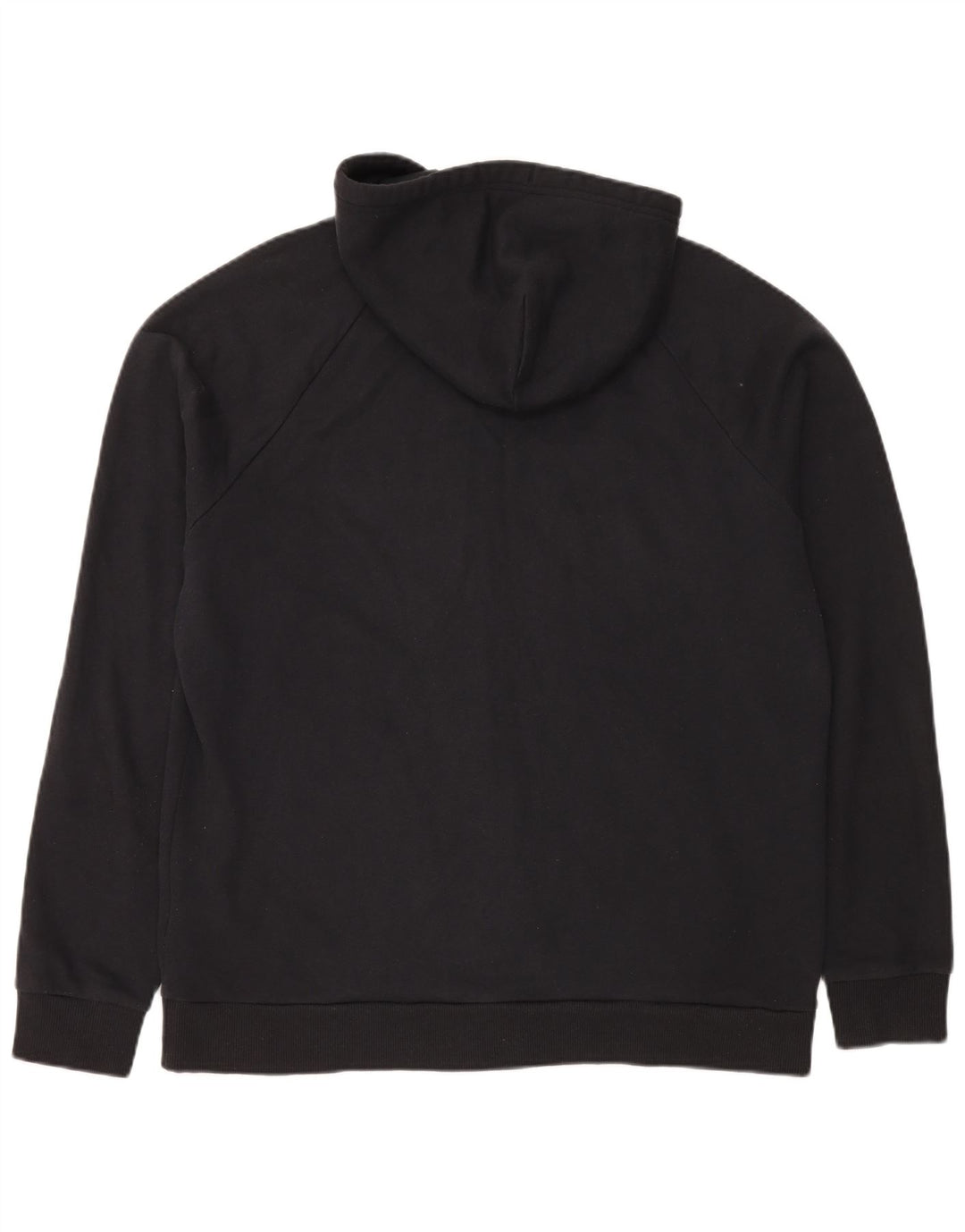 Under Armour Herren-Kapuzenpullover mit Reißverschluss, groß, aus schwarzer Baumwolle