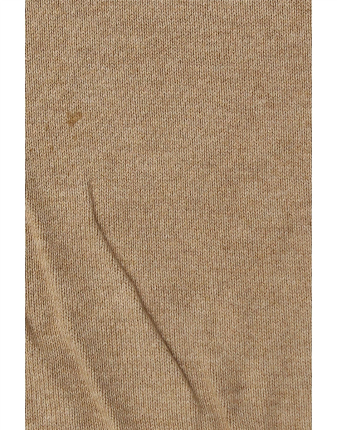 Marks & Spencer Herren-Pullover, reguläre Passform, V-Ausschnitt, groß, beige Baumwolle