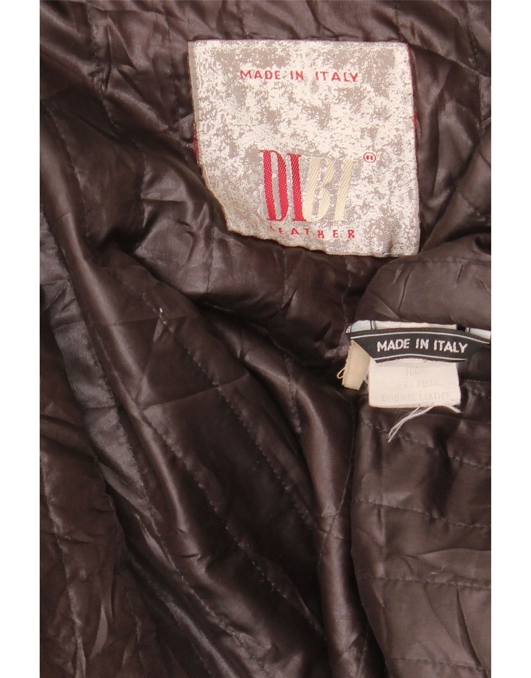 Dibi Herren Lederjacke UK 42 XL Braunes Leder