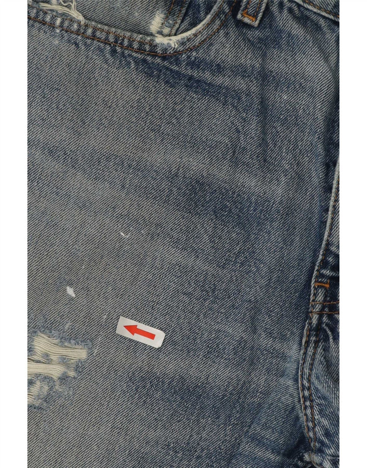 Levi's Herren 751 Distressed Denim Shorts W34 Large Blau