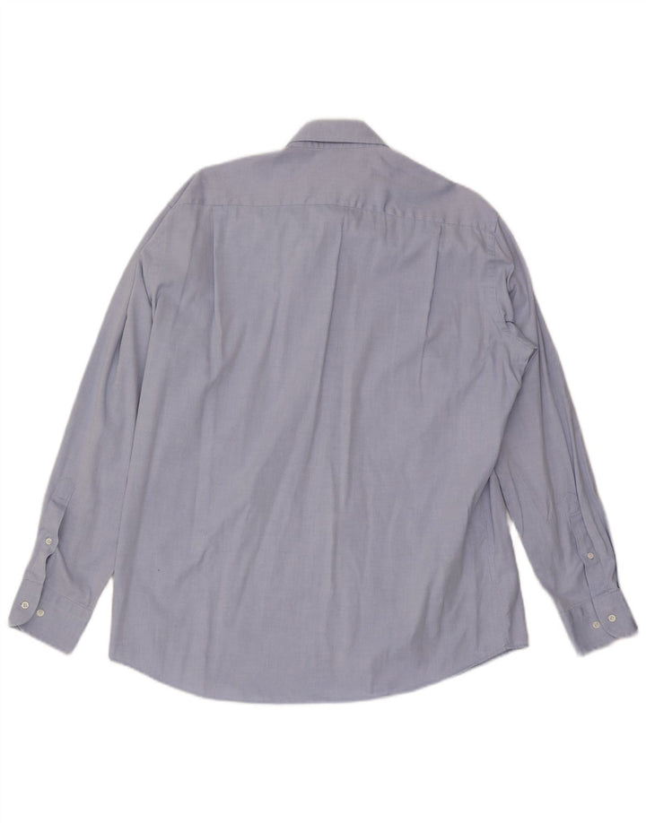 Hugo Boss Herrenhemd Größe 42 16 1/2 Large Blau