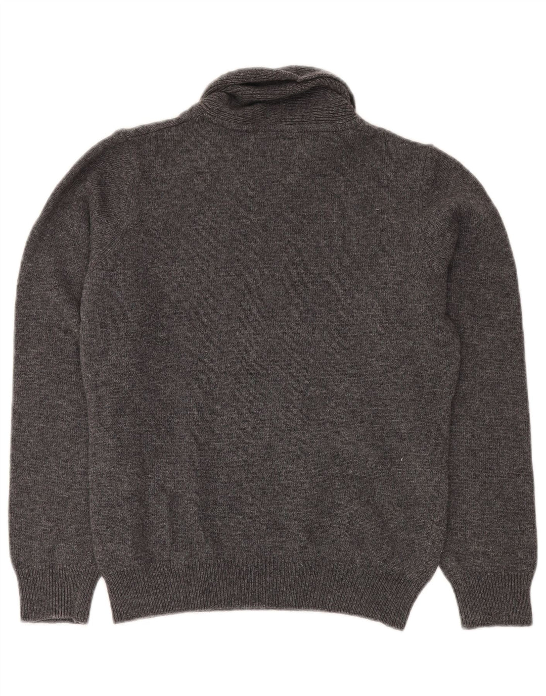 BARBOUR Jungen-Pullover mit Schalkragen, 15–16 Jahre, 2XL, graue Fair-Isle-Wolle