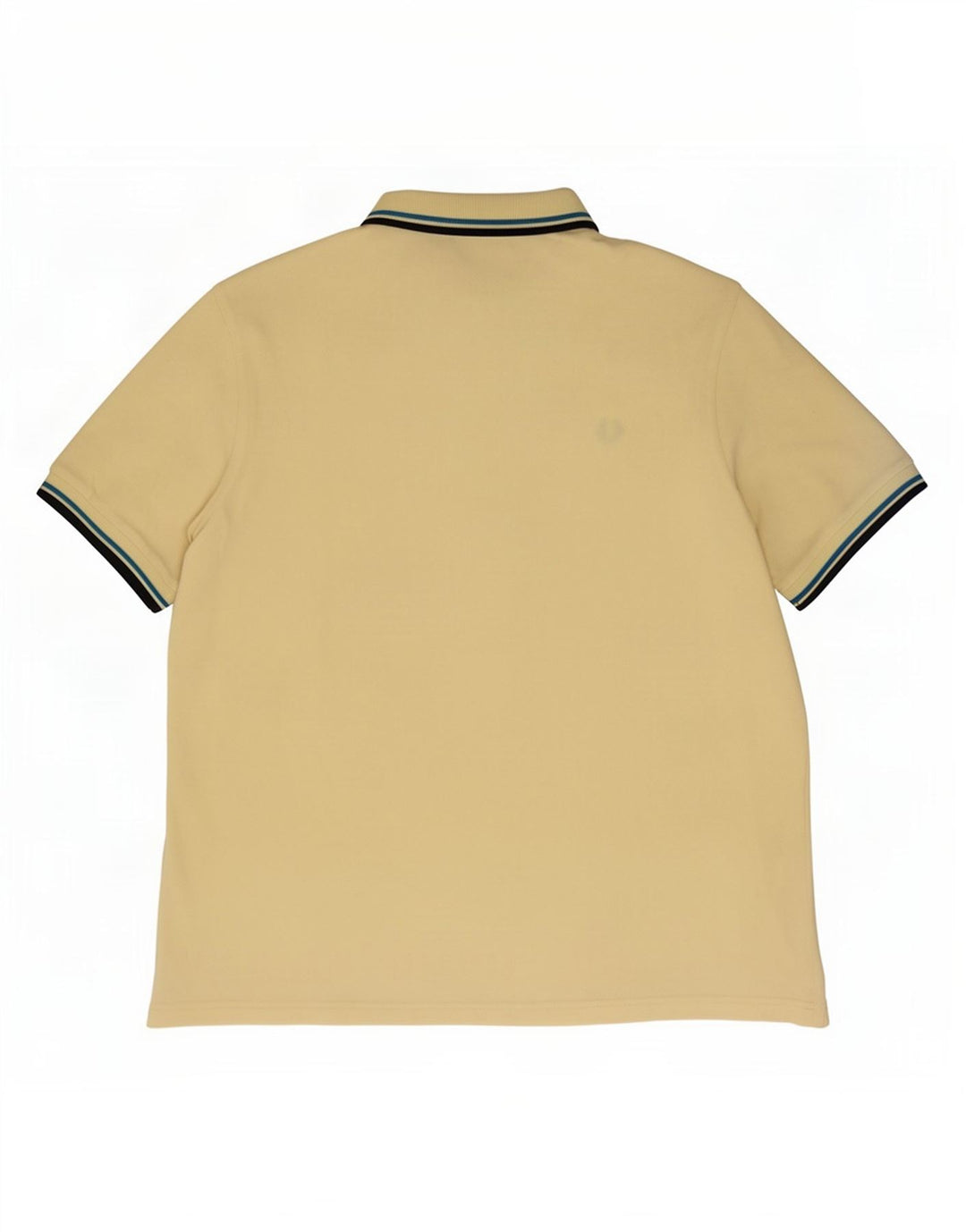 Fred Perry Herren-Poloshirt XL, gelb gestreift, Baumwolle