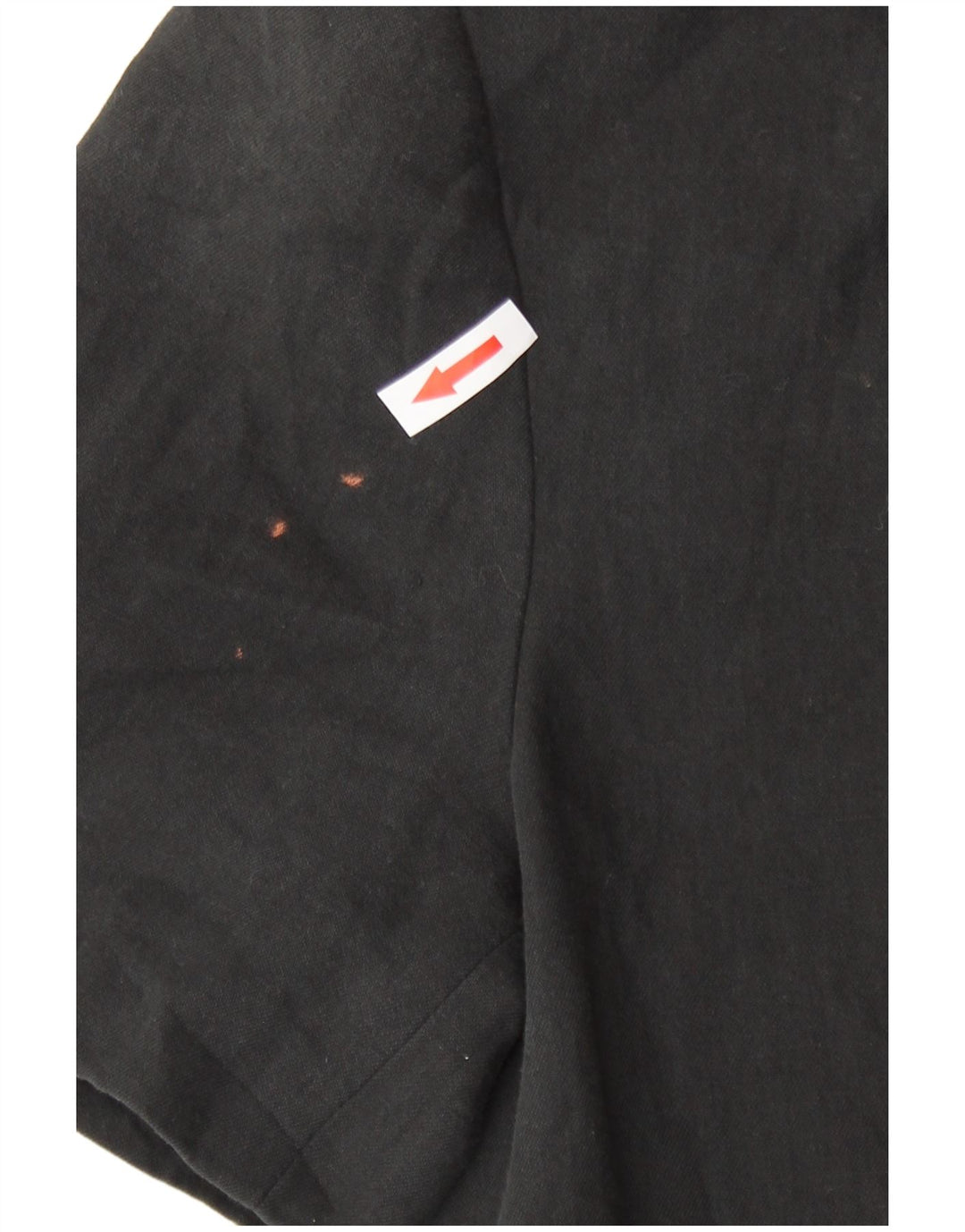 Zara Damen Kurzarm-Bolero-Jacke UK 14 Mittelschwarzes Leinen
