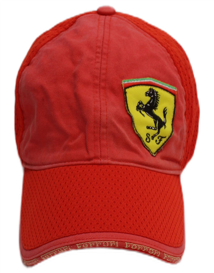 Puma Herren Baseballkappe mit Ferrari-Grafik, Einheitsgröße, Rot, Farbblock
