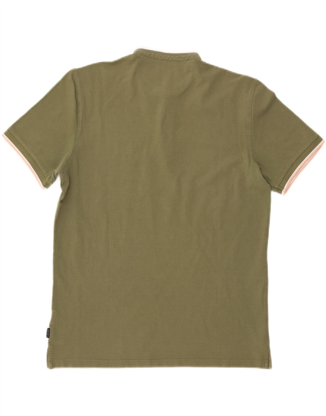 Liu Jo Herren-Poloshirt, groß, Khaki, Baumwolle