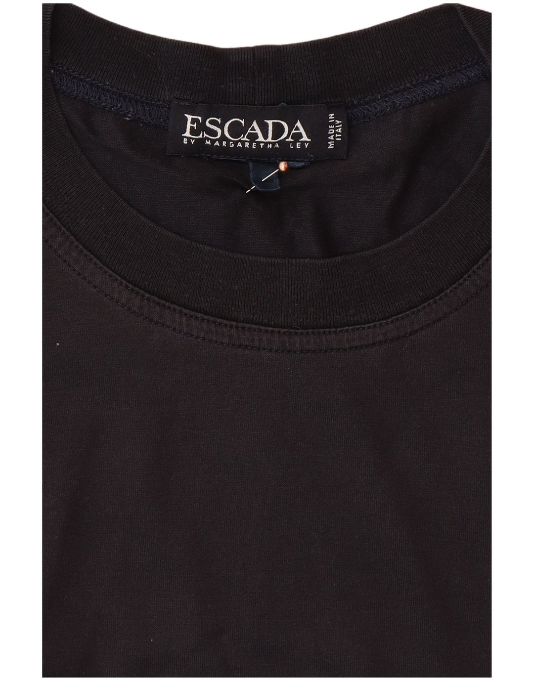 ESCADA Herren T-Shirt Top Large Marineblau Baumwolle