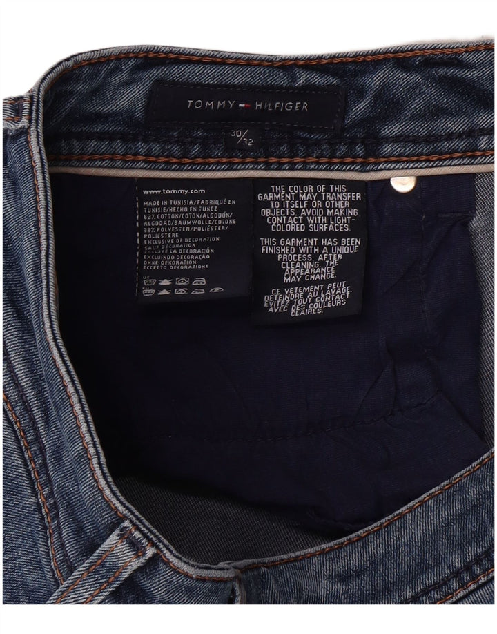 TOMMY HILFIGER Damen Slim Jeans W30 L32 Blaue Baumwolle