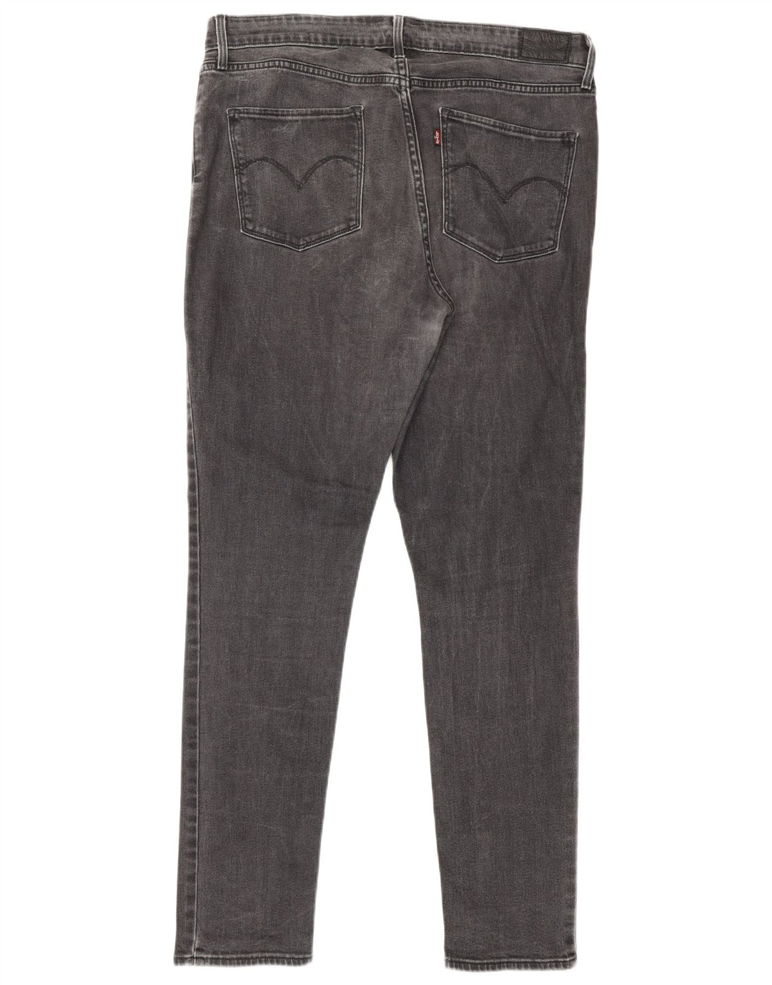 LEVI'S Damen-Jeans mit hohem Bund, Röhrenjeans, W32, L32, schwarze Baumwolle