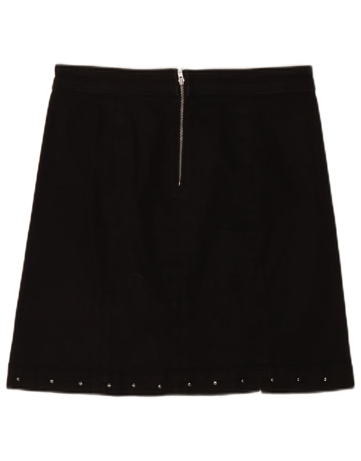 Guess Damen Minirock W29 Mittelschwarz gepunktete Baumwolle