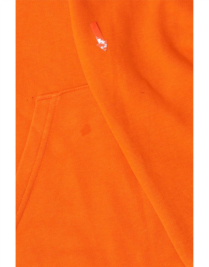 Puma Herren Graphic Hoodie Pullover Small Orange Baumwolle