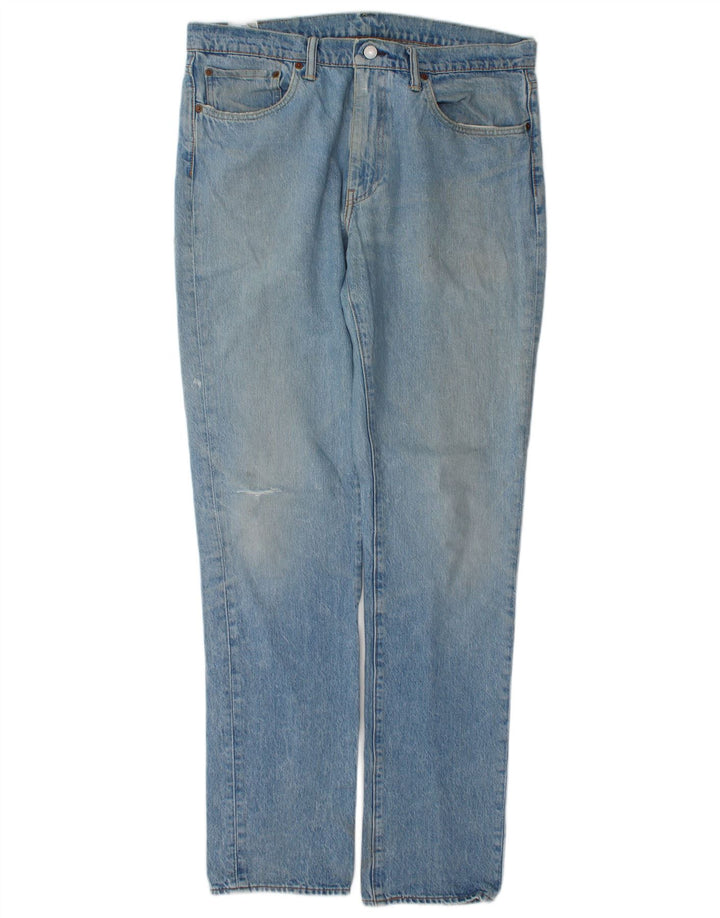 Levi's Herren Distressed Slim Jeans W36 L34 Blaue Baumwolle