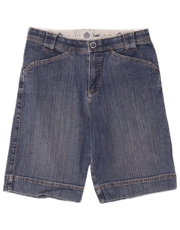 Lee Damen Jeansshorts US 6 Medium W28 Blaue Baumwolle