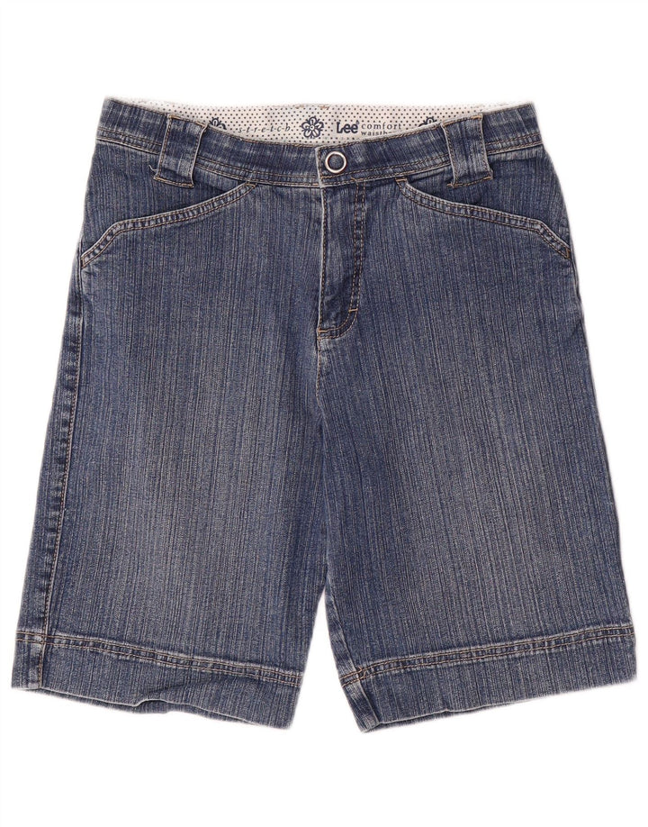 Lee Damen Jeansshorts US 6 Medium W28 Blaue Baumwolle