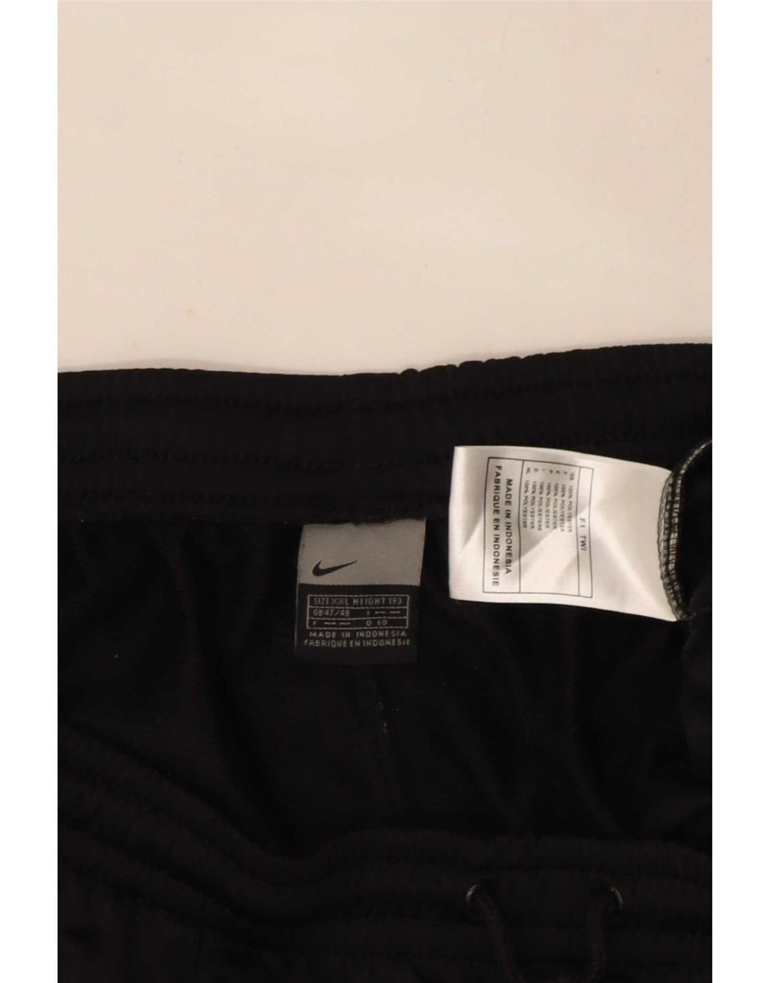 Nike Herren-Trainingshose, UK, 47/48, 2XL, schwarzes Polyester