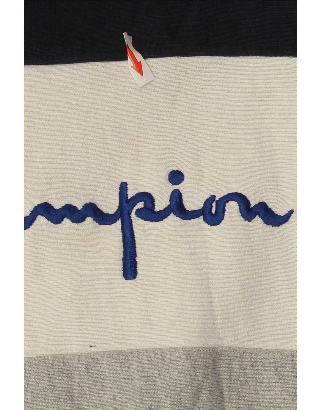 Champion Damen-Sweatshirt mit Grafik, UK 14, Mittelgrau, Farbblock