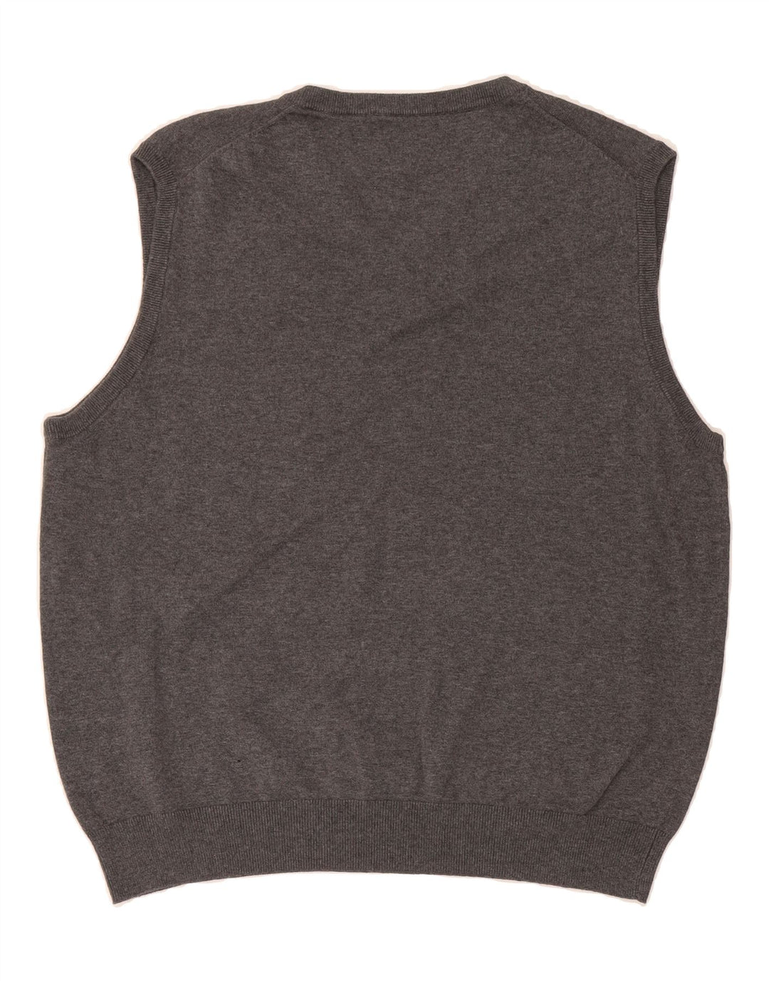 IZOD Mens Vest Tank Top XL Grey Cotton Vintage Izod and Second-Hand Izod from Messina Hembry 