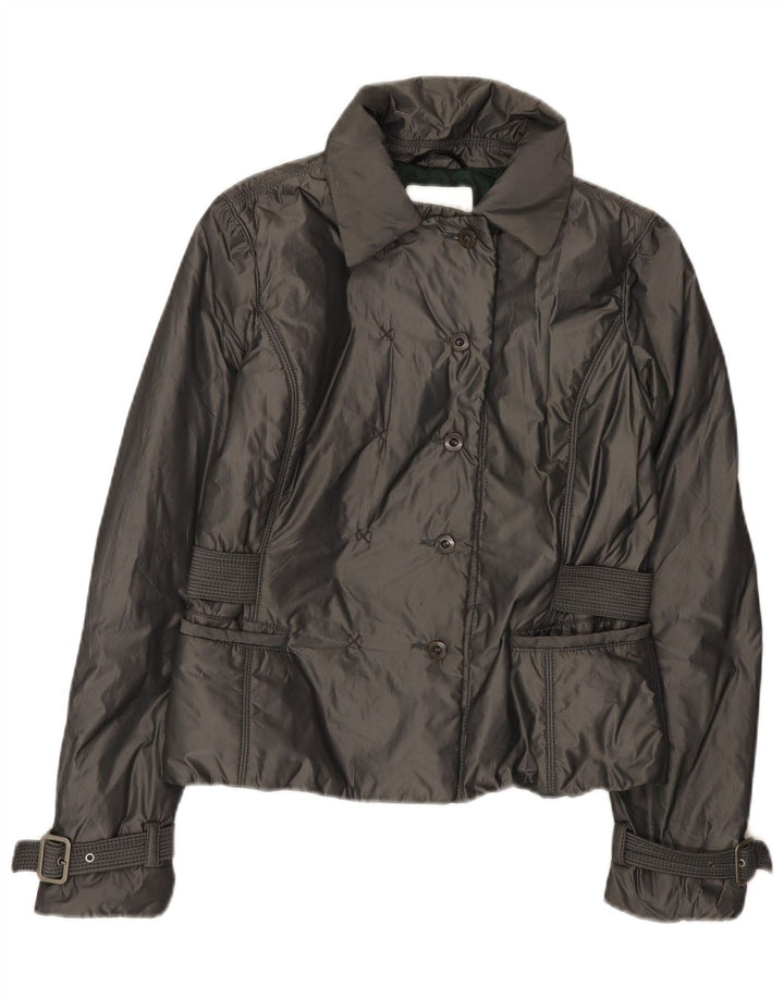Gas Damen Wattierte Jacke IT 44 Mittelschwarzes Polyester