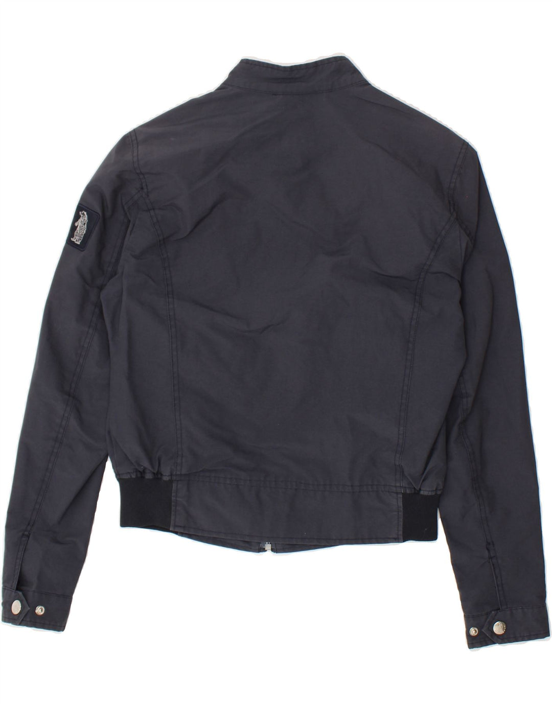 REFRIGUE Boys Bomber Jacket 11-12 Years Large Navy Blue Nylon Vintage Refrigue and Second-Hand Refrigue from Messina Hembry 