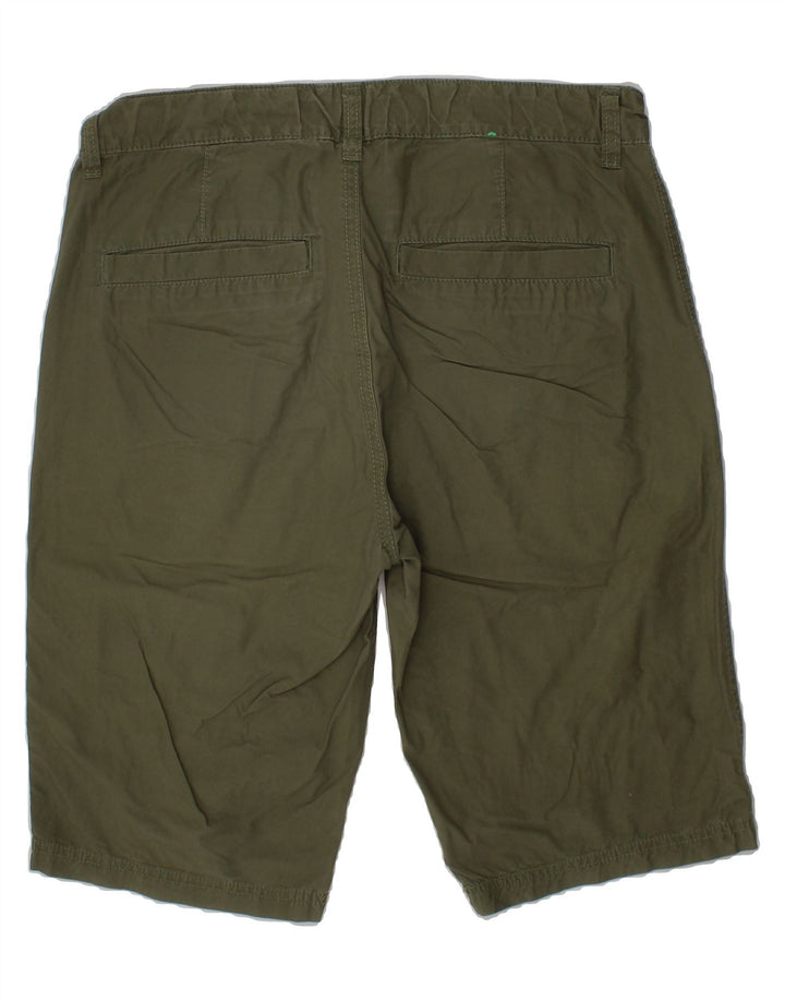 BENETTON Boys Chino Shorts 15-16 Years W28  Khaki Vintage Benetton and Second-Hand Benetton from Messina Hembry 