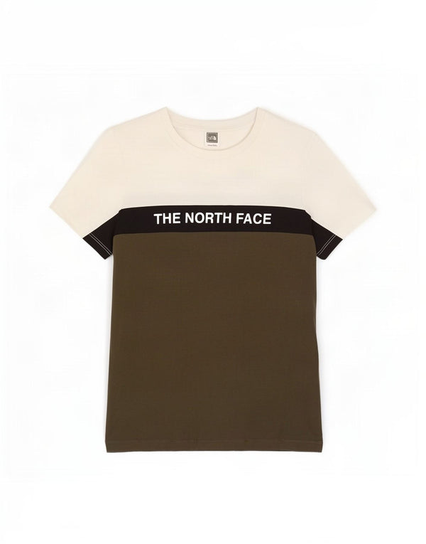 The North Face Jungen-T-Shirt mit Grafik, 11–12 Jahre, groß, Khaki, Farbblock