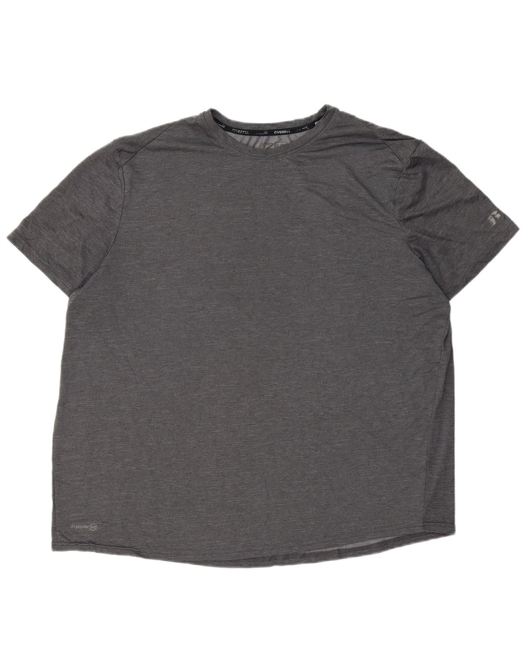 RUSSELL ATHLETIC Herren T-Shirt Top UK 46/48 XL Grau Polyester