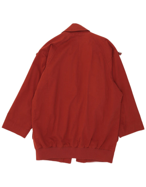 Dkny Damen Offener Übergroßer Mantel UK 10 Small Rot