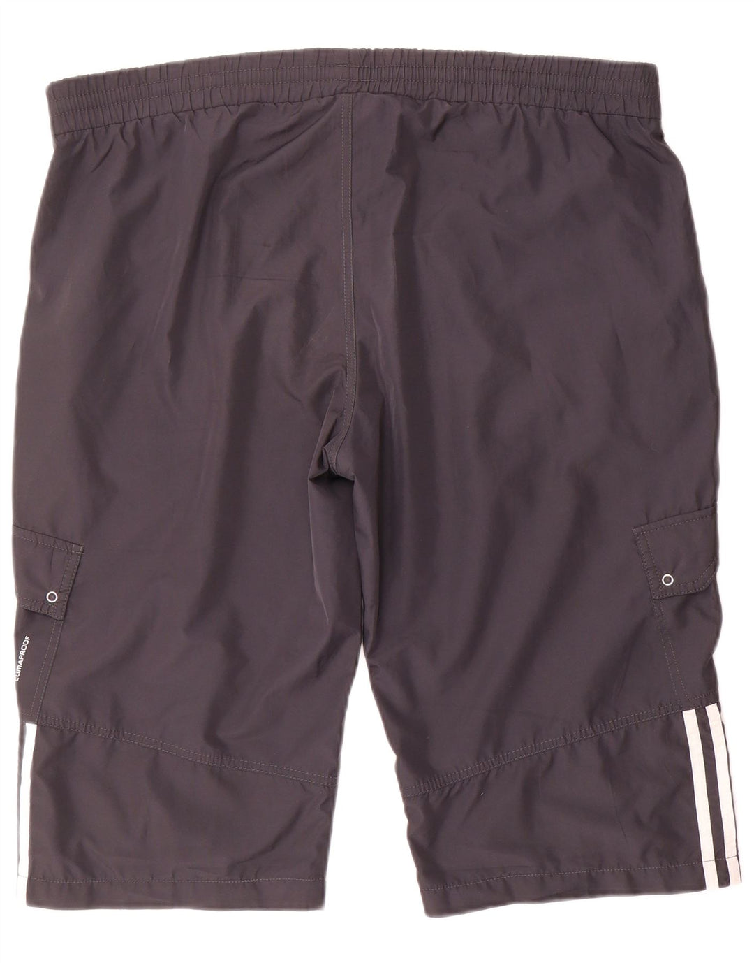 Adidas Damen Sportshorts UK 22 2XL Grau Polyester