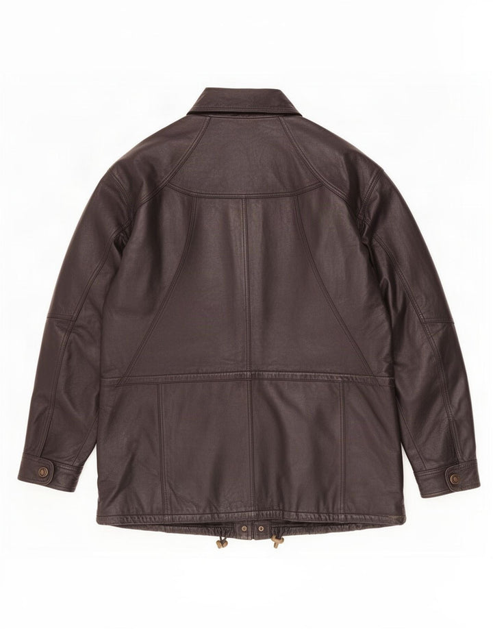 CLASSIC Herren Lederjacke UK 40 Large Schwarz