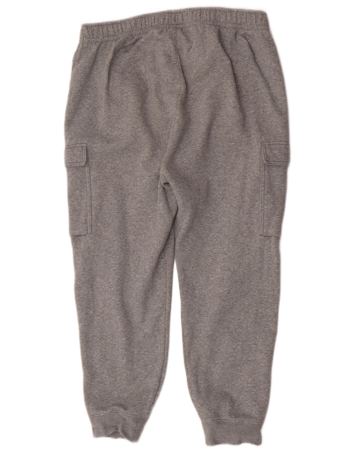Nike Herren Cargo-Trainingshose, Jogginghose, Größe L, Grau, Baumwolle