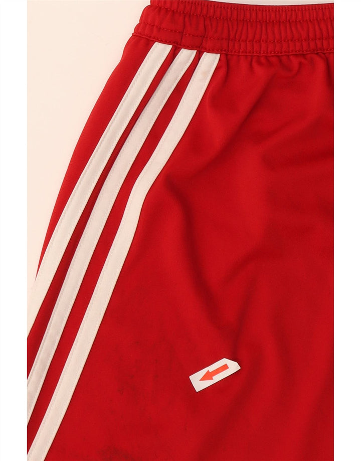 Adidas Herren Climalite Sport Shorts Small Rot Colourblock Polyester