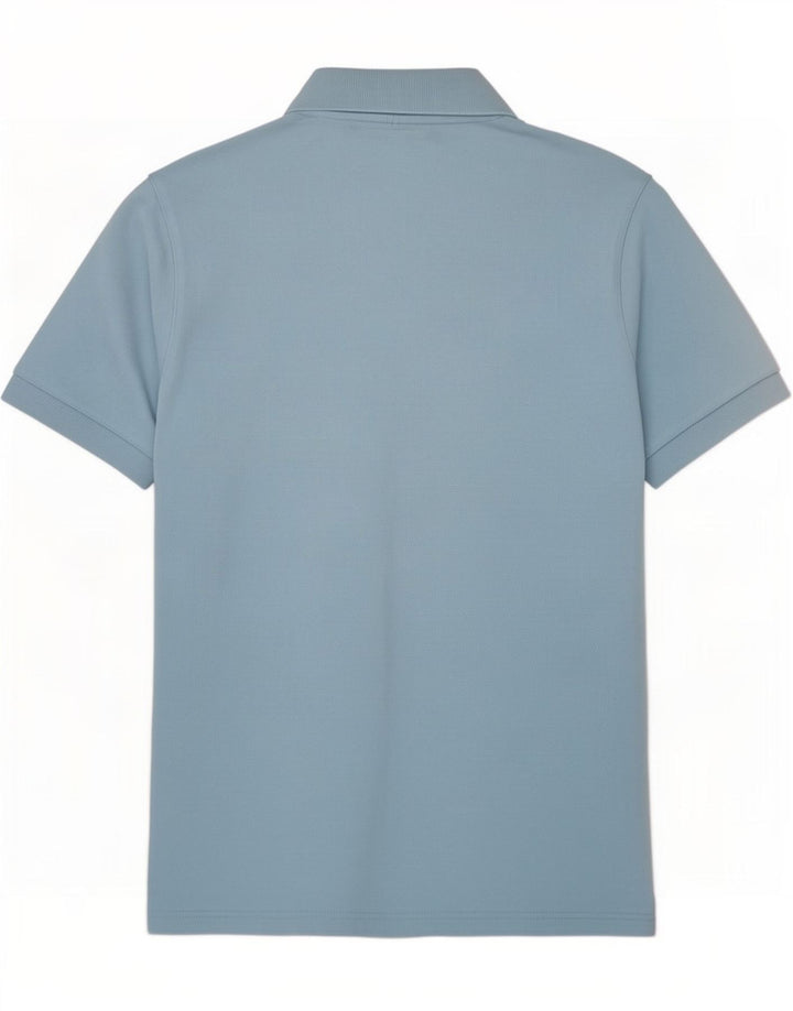 Lee Herren-Poloshirt aus mittelblauer Baumwolle