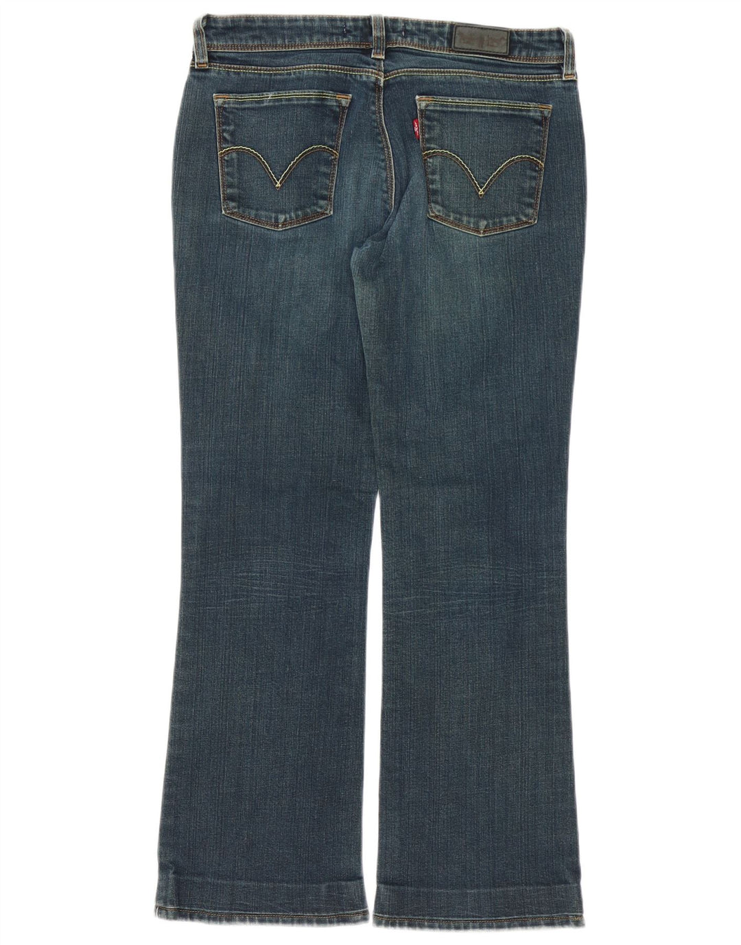 LEVI'S Damen 572 Bootcut Jeans W32 L29 Blaue Baumwolle